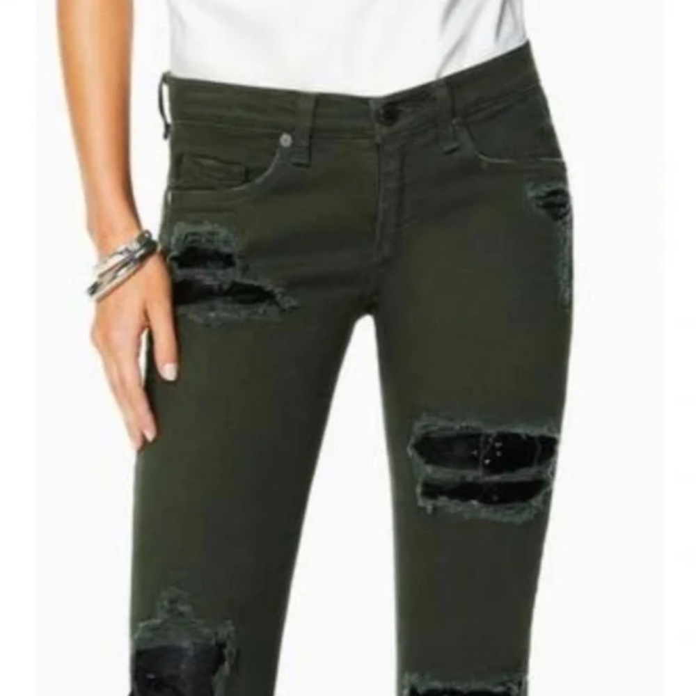 Ramy Brook Naomi Sequined Distressed Jeans